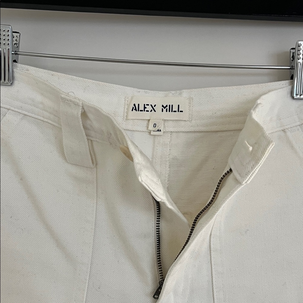 Alex Mill White Phoebe Shorts - Picture 7 of 10
